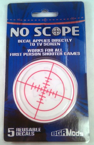 Reusable No Scope Screen Decal for First Person Shooter FPS