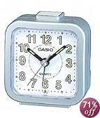 カシオ トラベルクロック TQ-141-8JF シルバーメタリック TQ-141-8JF