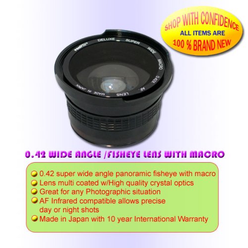 HD 46MM 0.42X Wide Angle LENS FOR JVC GZ HD7 GZ HD6 GZ MG575