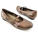 Tatami MARISOL Mary Jane Women's Flat Shoe, Leather with Natural Cork Comfort Insole