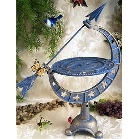 Large Cast Iron Arrow Sundial