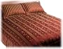 Malibu Shores Jacquard 4-Piece California King Comforter Set, Burgundy