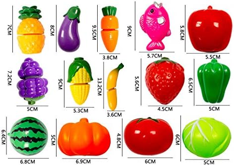 Taoqile(R) Children Kitchen Tools cutFood Fruit Vegetables Toys Baby Kids Role Play Pretend Game Girls Boys kitchen 24pcs playset education toy