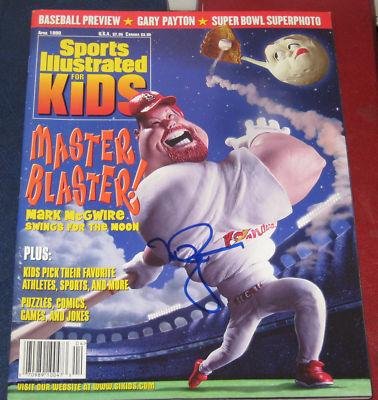 1998 Mark Mcgwire St Louis Cardinals Signed Sports Illustrated For Kids No Label - Autographed MLB Magazines