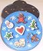 Gourmet Food : Scott's Cakes 1 lb. Chocolate White Chocolate Chip Cookies in a Christmas Cookie Tin
