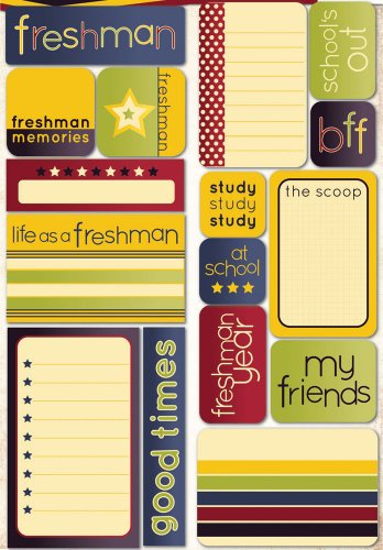 Reminisce Making The Grade Quote Sticker, Freshman