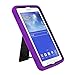 Samsung Galaxy Tab 3 Lite 7.0 Case- Kuteck Hybrid Armor Series Shockproof Case Cover & Stand for Samsung Galaxy Tab 3 Lite 7.0, Bouns 1x Stylus Pen (Purple)