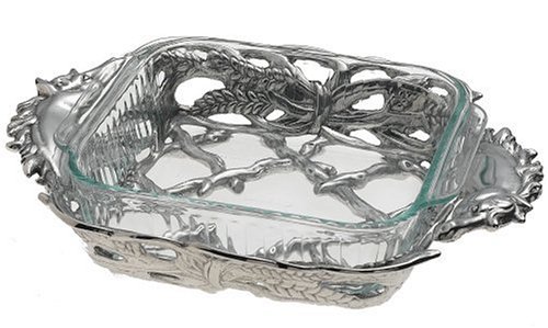 Arthur Court Horse Square Casserole with 2-Quart Pyrex Arthur Court Horse Square Casserole with 2-Quart Pyrex