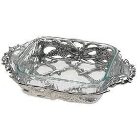 Arthur Court Horse Square Casserole with 2-Quart Pyrex by Arthur Court Designs