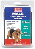 Simple Solutions Pup'sters Washable Male Diaper Wrap, Medium