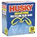 Husky HK30DS050BU 30-Gallon Drawstring Recycling Blue Bags-50 Count