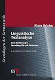 Linguistische Textanalyse