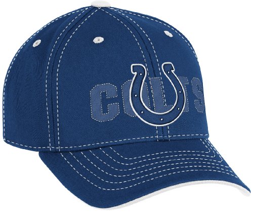 NFL Boy's End Zone Youth Structured Adjustable Hat - NE08B (Indianapolis Colts, Youth 4-7)