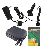 Skque Zune accessories kits bundle combo include:2 chargers+clear screen protector+EVA carrying case for Zune 30 GB Digital Media Player