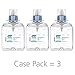 PURELL Advanced Hand Sanitizer Green Certified Gel, Fragrance Free, 1200 mL Hand Sanitizer Refills for PURELL FMX-12 Push-Style Dispenser (Pack of 3) - 5091-03