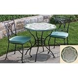 Amalfi Bistro Group - Antique Green Frame