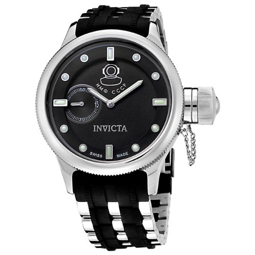 Invicta Men's 5928 Russian Diver Collection Mechanical Stainless Steel and Rubber Watch