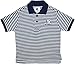 Creative Knitwear University of Connecticut UConn Huskies Striped Polo Shirt Navy/White