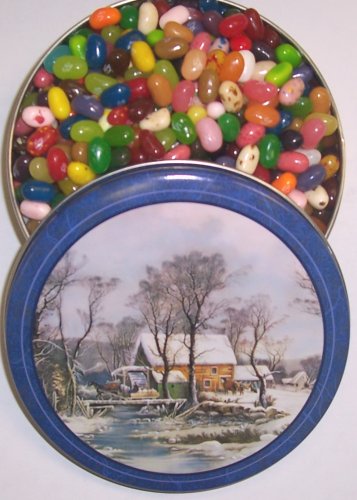 Scott's Cakes Assorted Mix Jelly Belly Jelly Beans in a Mini Homestead Tin by Scott's Cakes
