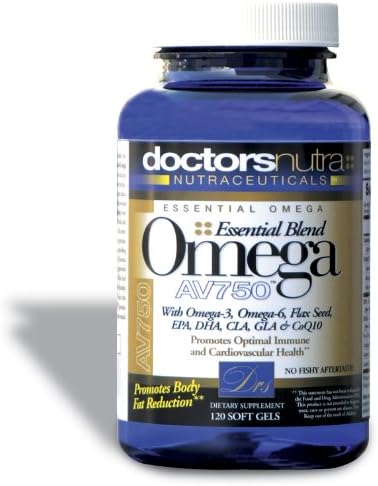 Fish Oil Omega-3 6 & 9, Flax Seed, CoQ10, GLA, CLA, ALA Burpless Softgel with No Fishy Aftertaste