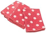 DII Microfiber Dots Dishcloth Pink, Set of 4