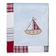 Aidan Velour Blanket with Embroidery