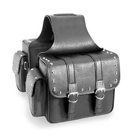 River Road Saddlebags SADDLEBAG STUDDED COMPACT RR 108103