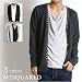 M2SQUARED スタッズカーディガンドレープ半袖カットソー・Tシャツ(D-A0322-166)でAmazonアフィリエイトツール
