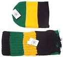 New Jamaica Reggae Striped Scarf Hat Set