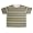 Dogwood - Boys Short Sleeve Striped Tee Shirt, Sage, Multi (Size 7)