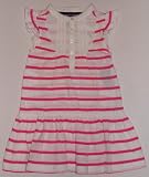 Ralph Lauren Girls Stripe Dropped Waist Dress
