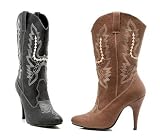Women's 418-Cowgirl 4 Heel Ankle Cowgirl Boot
