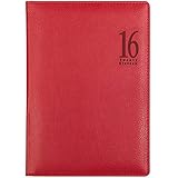 Lett's 2016 Torino Week to View, Red, 8.25" x 5.875" (CTO3XURD-16)