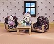 Sylvanian Families Country Armchairs & Table
