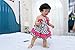 ANDI ROSE Baby Girls Toddlers Newborn Infant Cotton Lovely Dress|Baby Bloomer(2PCS)