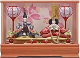 ガラスケース入り雛人形　華月豆親王飾801