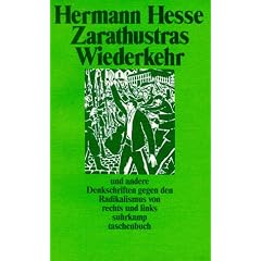 Zarathustras Wiederkehr: Ein Wort an die deutsche Jugend und andere Denkschriften gegen den Radikalismus von rechts und links (suhrkamp taschenbuch)