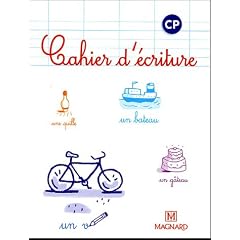 Cahier d'�criture CP