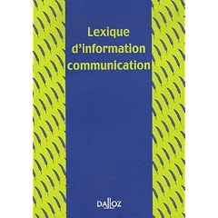 Lexique d'information communication