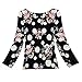 Weixinbuy Women's Long Sleeve Chiffon Blouse T-Shirt