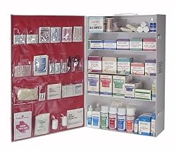 Medique 5-Shelf Industrial First Aid Cabinet, Filled #738M1