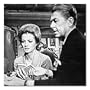 Ronald Reagan And Angie Dickinson B&W Matte Photograph - 12x12 Inches