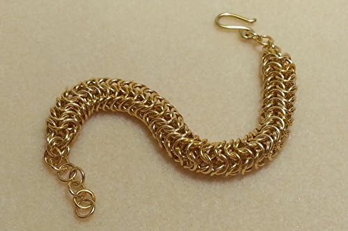 Chainmaille Caterpillar Bracelet by 10Cube Art Chainmail