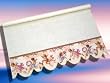 Dollhouse Miniature Cream Cherubs Window Blind
