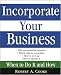 Book Incorporate Your Business: When To Do It And How