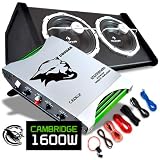 Car Hifi Set Cambridge 0.1 Komplettanlage mit brachialem Doppel Subwoofer und Endstufe 1600W max. 510YGzdF kL. SL160 Car Hifi Set Cambridge 0.1 Komplettanlage mit brachialem Doppel Subwoofer und Endstufe 1600W max.