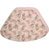 Coral Beige Seashells & Seahorses Wedge-Shaped Placemat for Round Tables