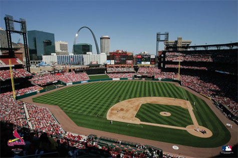 St. Louis Cardinals New Busch Stadium Photo Mural Wallpaper 8x12 Feet Residential Grade Wallpaper