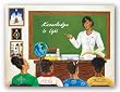Knowledge Is Light - Eastern Star by Johnny Myers 12"x16" Art Print Poster