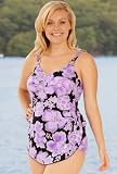 Maxine® Lanai Sarong Front Swimsuit - Women's Swimwear Plus Size Swimsuit